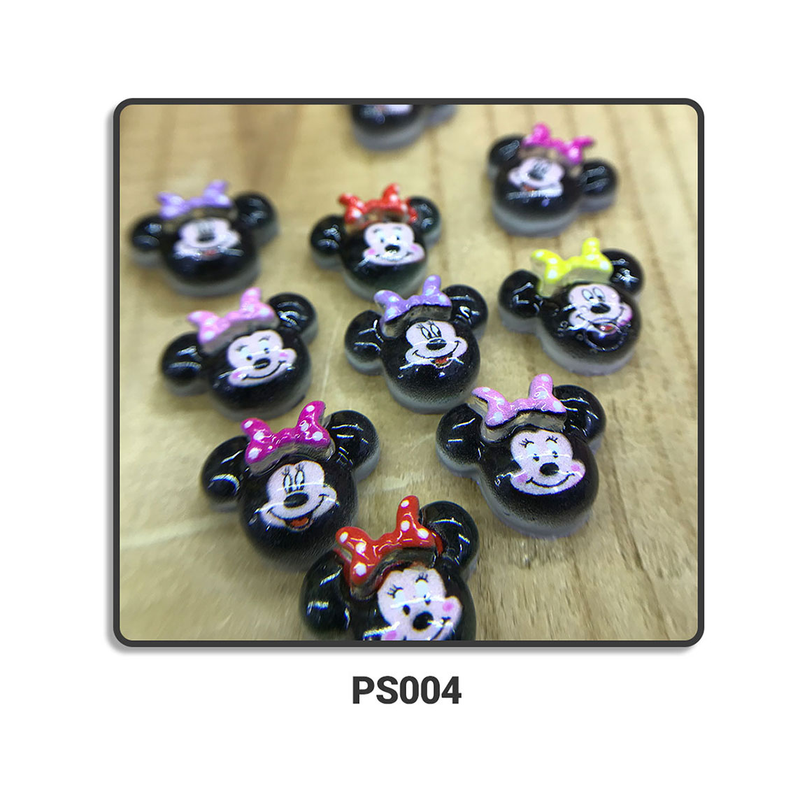 پیکسل عروسکی ناخن طرح میکی موس مدل PS004 بسته 10 عددی