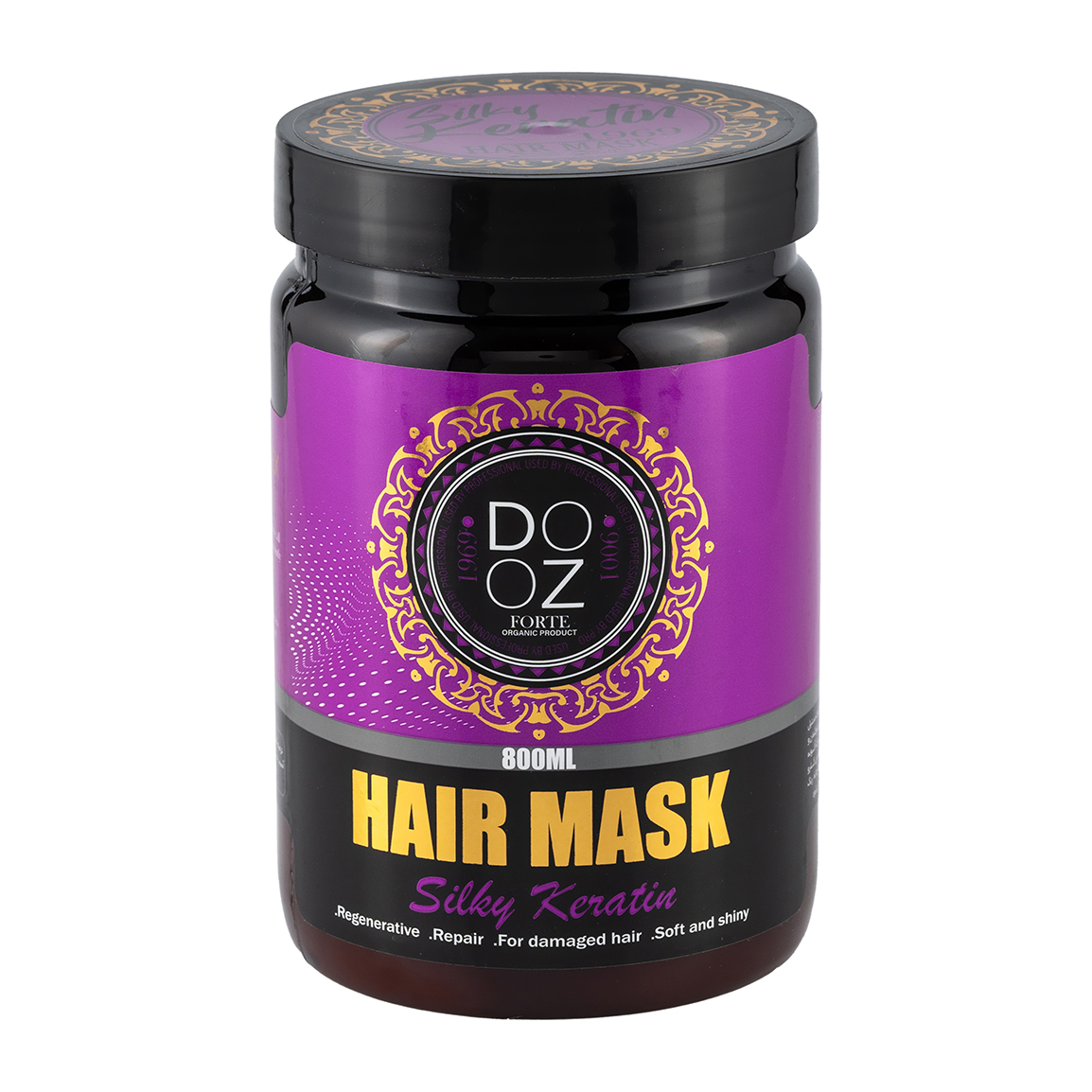 ماسک مو داخل حمام حاوی روغن کراتین فاقد سولفات حجم 800 میلی لیتر