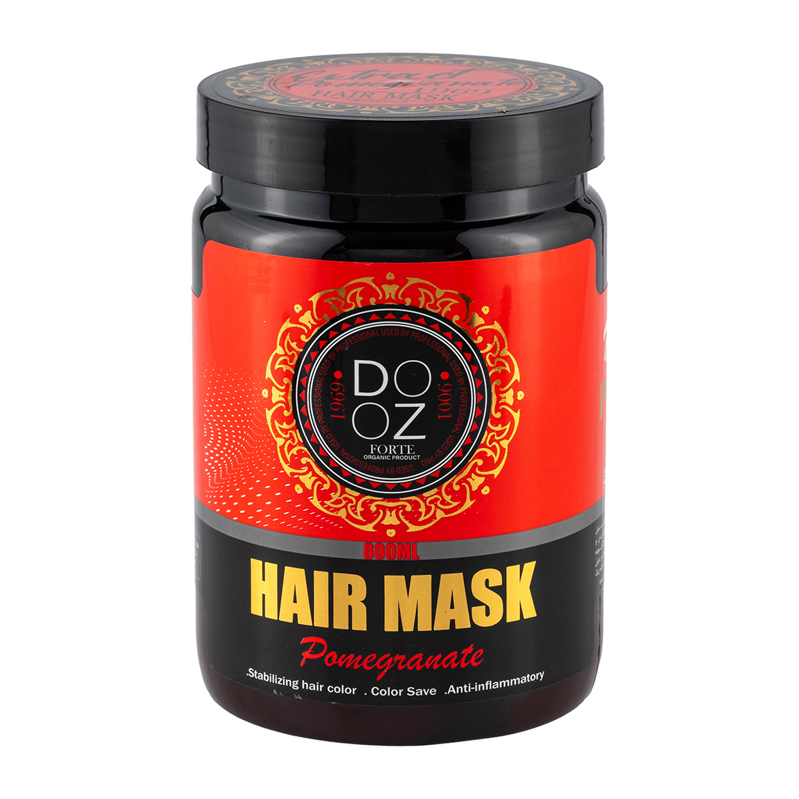 ماسک مو داخل حمام  مدل Pomegranate فاقد سولفات حجم 800 میلی لیتر