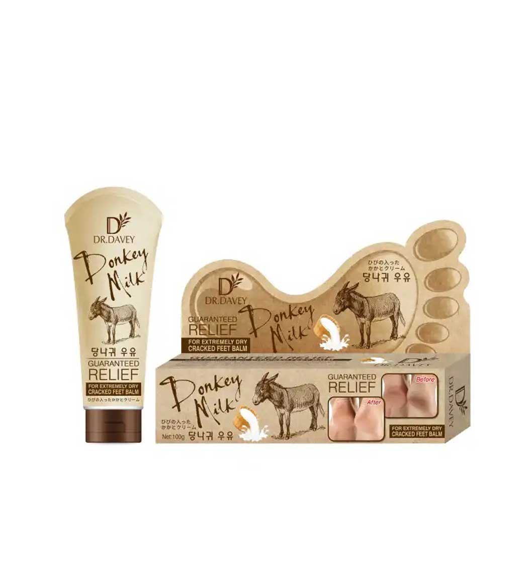 کرم رفع ترک پا حاوی شیر الاغ 100میل