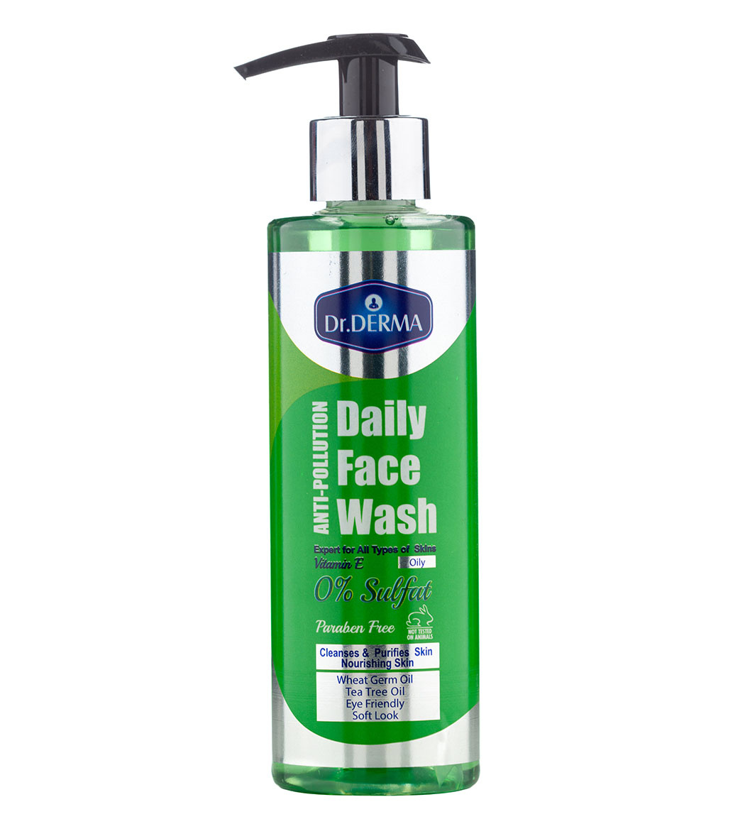 فیس واش سبز مخصوص پوست چرب حجم 250 میل