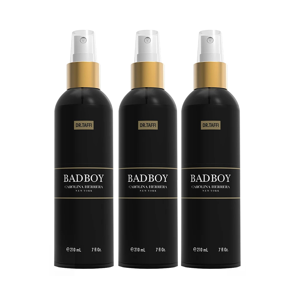 پک 3 عددی بادی اسپلش مردانه مدل Carolina Herrera Bad Boy حجم 210 میلی لیتر