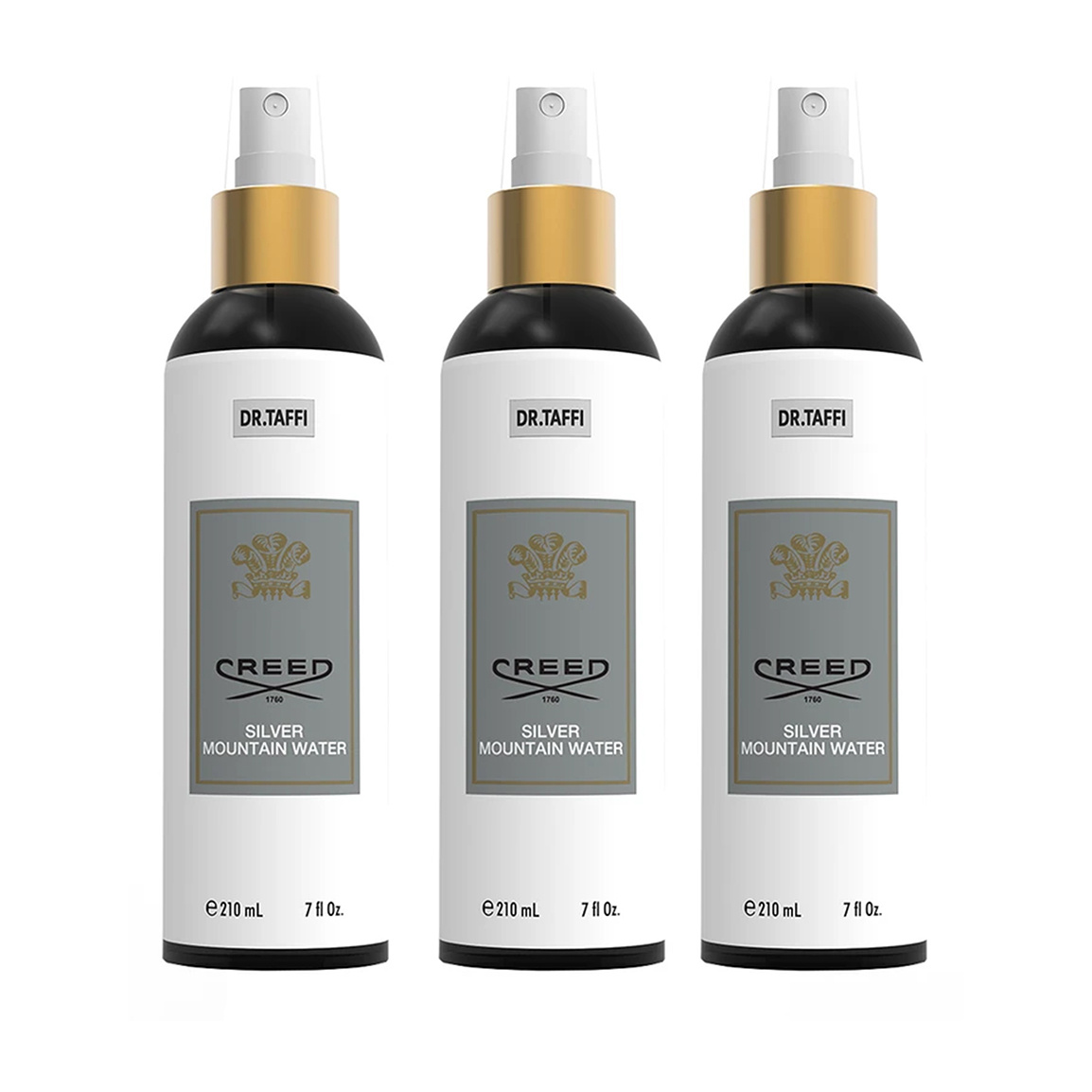 پک 3 عددی بادی اسپلش مردانه مدل Creed Silver حجم 210 میلی لیتر