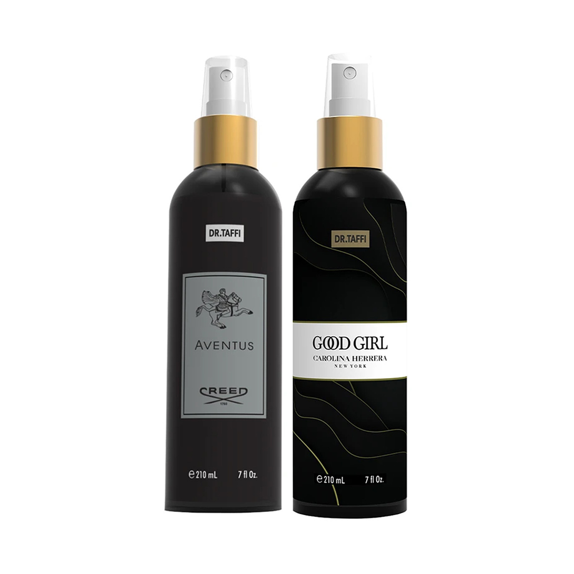 پک 2 عددی بادی اسپلش مردانه مدل Creed Aventus و بادی اسپلش زنانه مدل Good Girl حجم 210 میلی لیتر