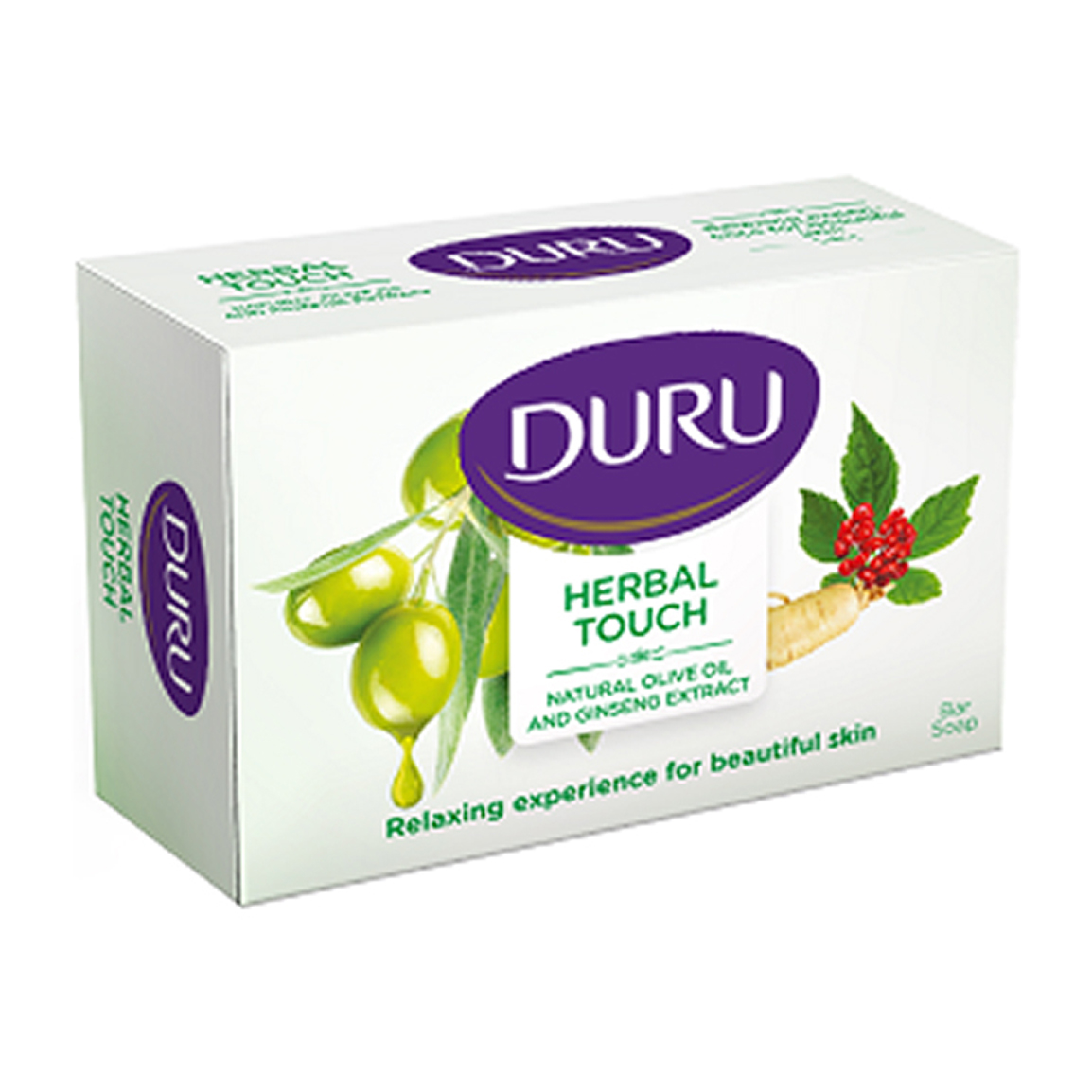 صابون با عصاره روغن زیتون و جینسینگ حجم 120 گرم