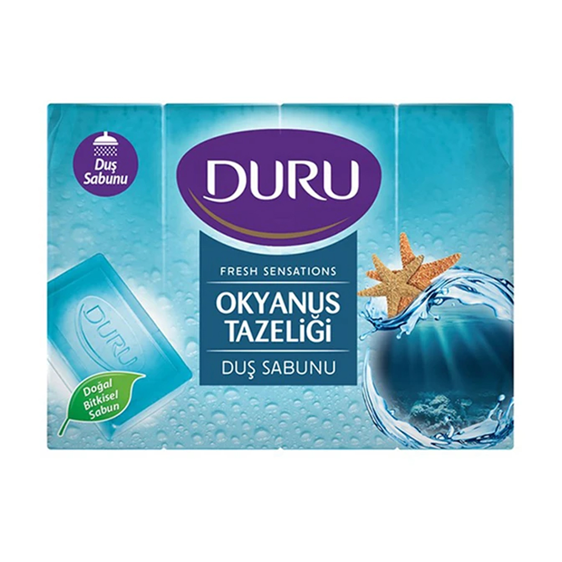 صابون حمام با رایحه اقیانوس بسته 4 عددی