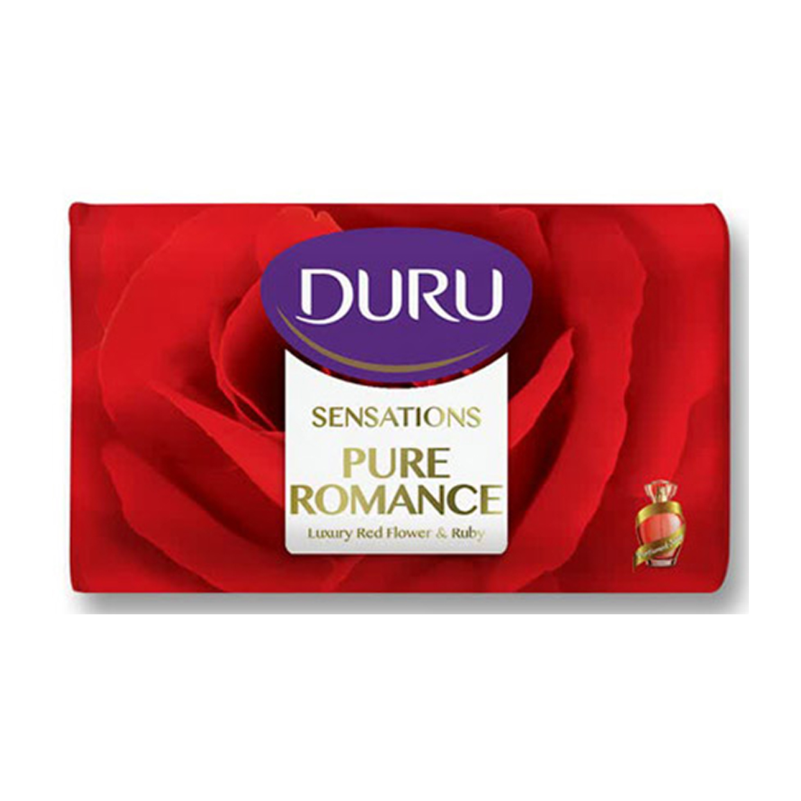 صابون با رایحه گل رز و یاقوت وزن 125 گرم