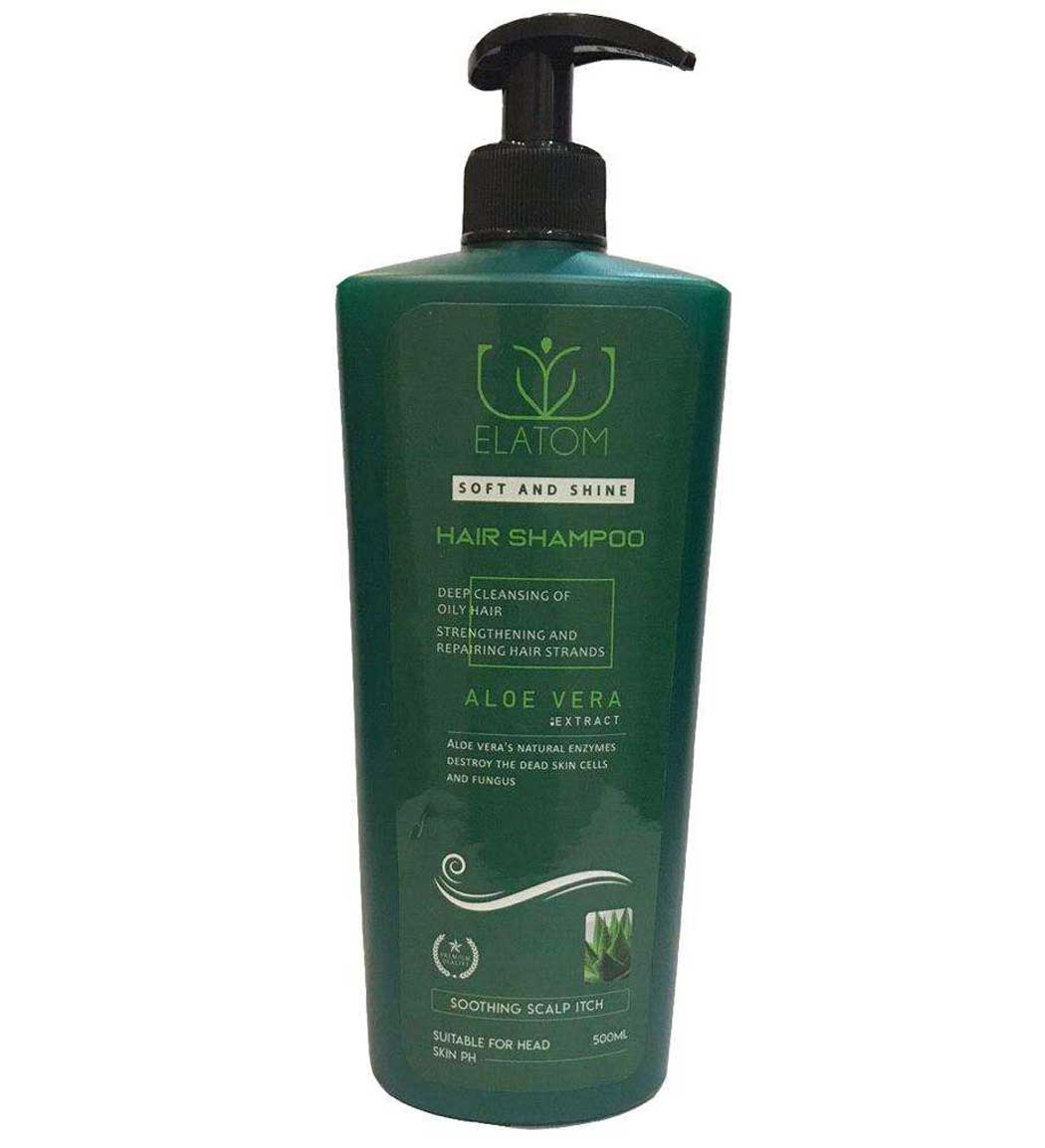 شامپو سر با عصاره آلوئه ورا با درب پمپی 500میل
