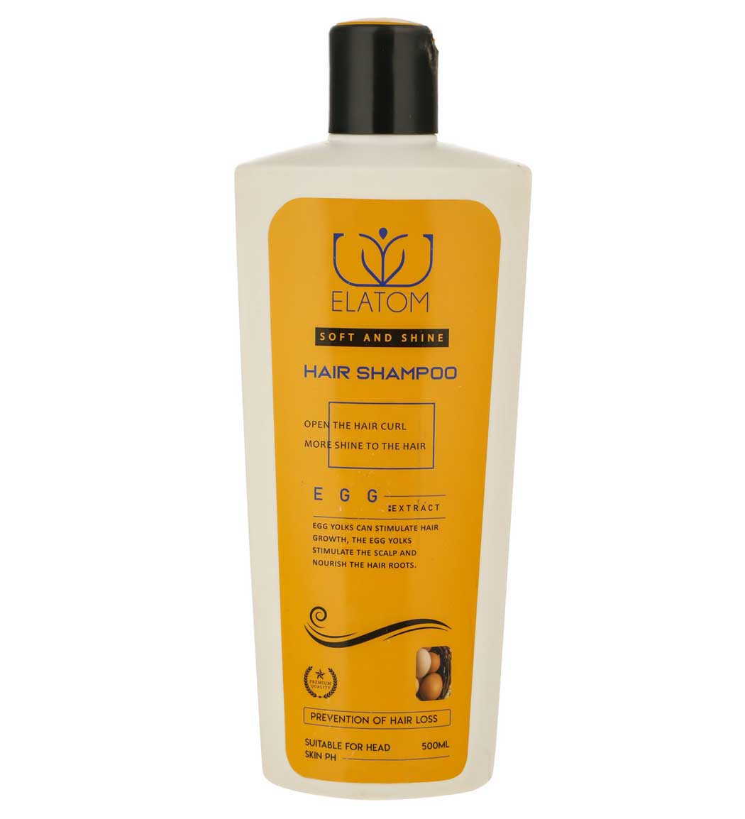 شامپو سر با عصاره تخم مرغ با درب فندکی 500میل