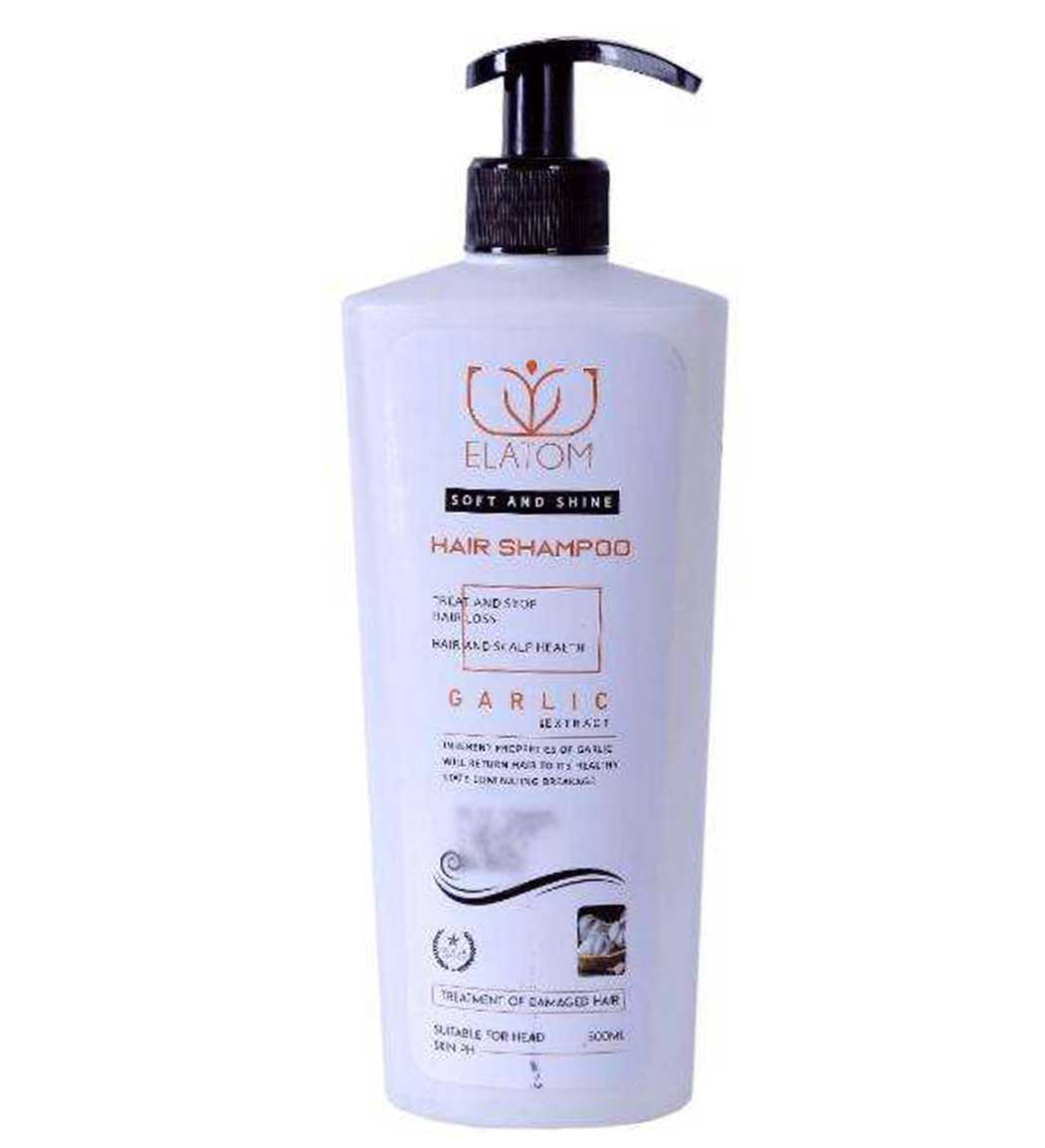 شامپو سر با عصاره سیر با درب پمپی 500میل