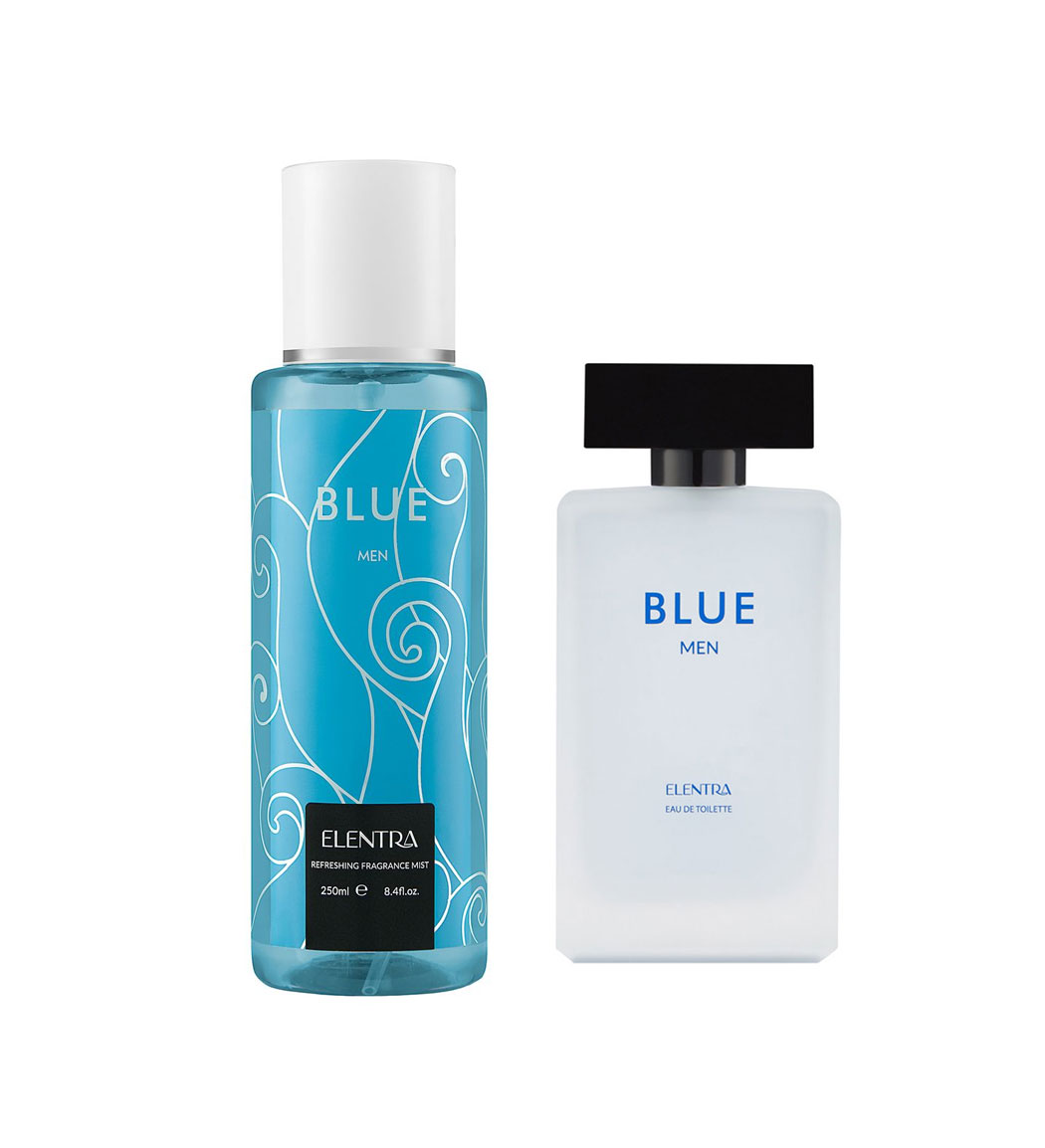 ادو تویلت مردانه مدل Blue به همراه بادی اسپلش مردانه مدل Blue