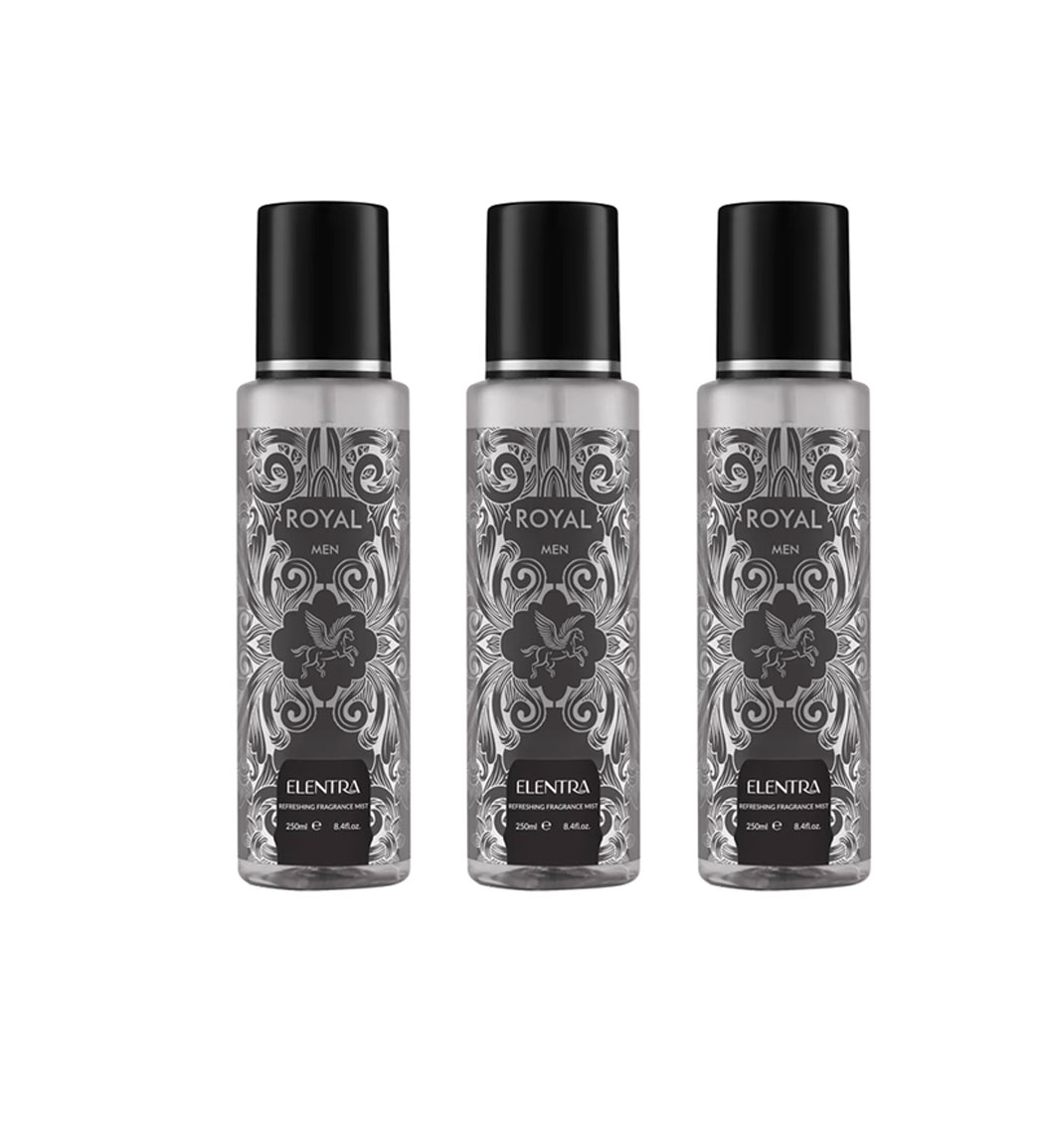 پک سه عددی بادی اسپلش مردانه مدل Royal حجم 250میلی لیتر