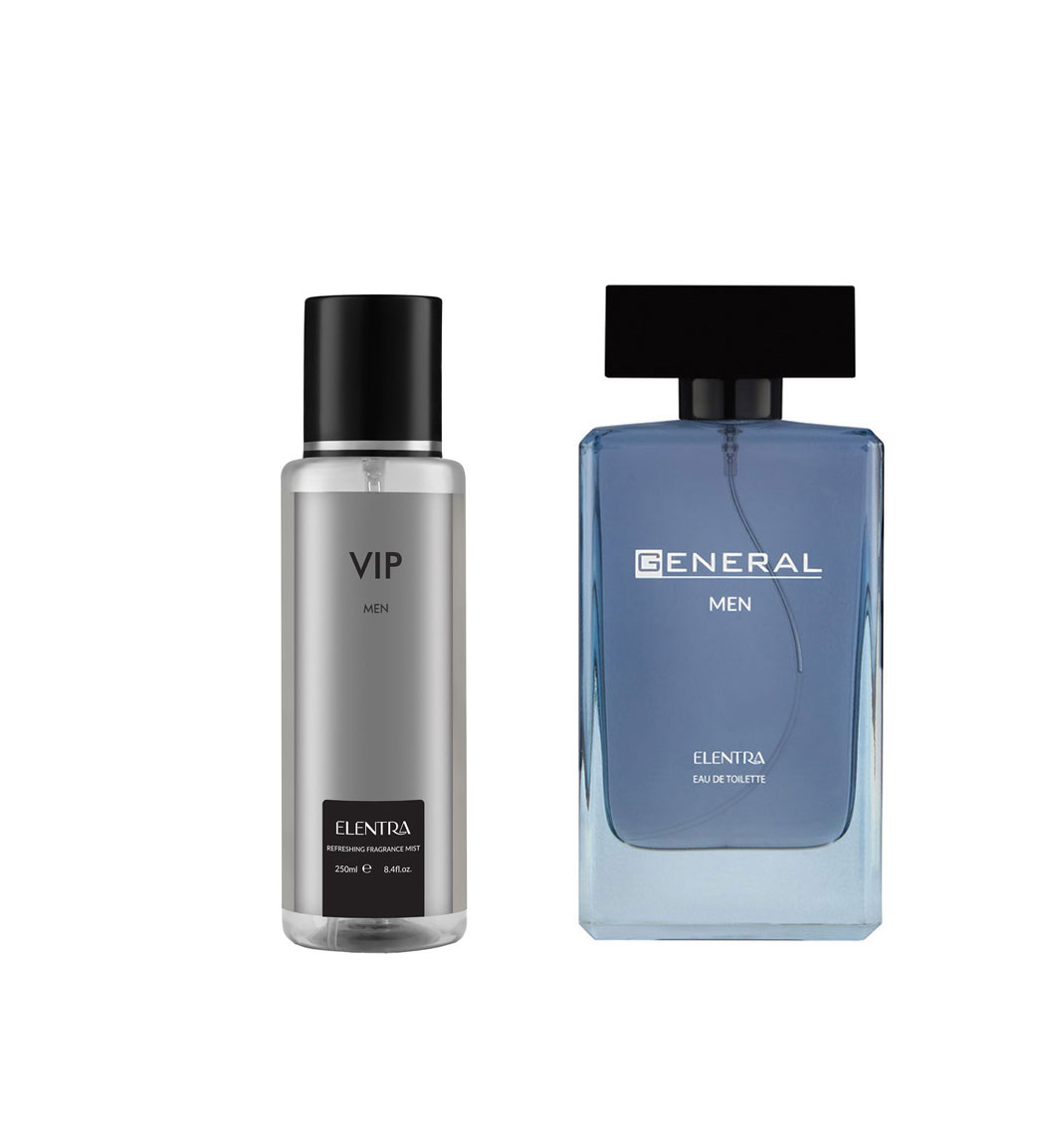 ادو تویلت مردانه مدل General به همراه بادی اسپلش مردانه مدل Vip