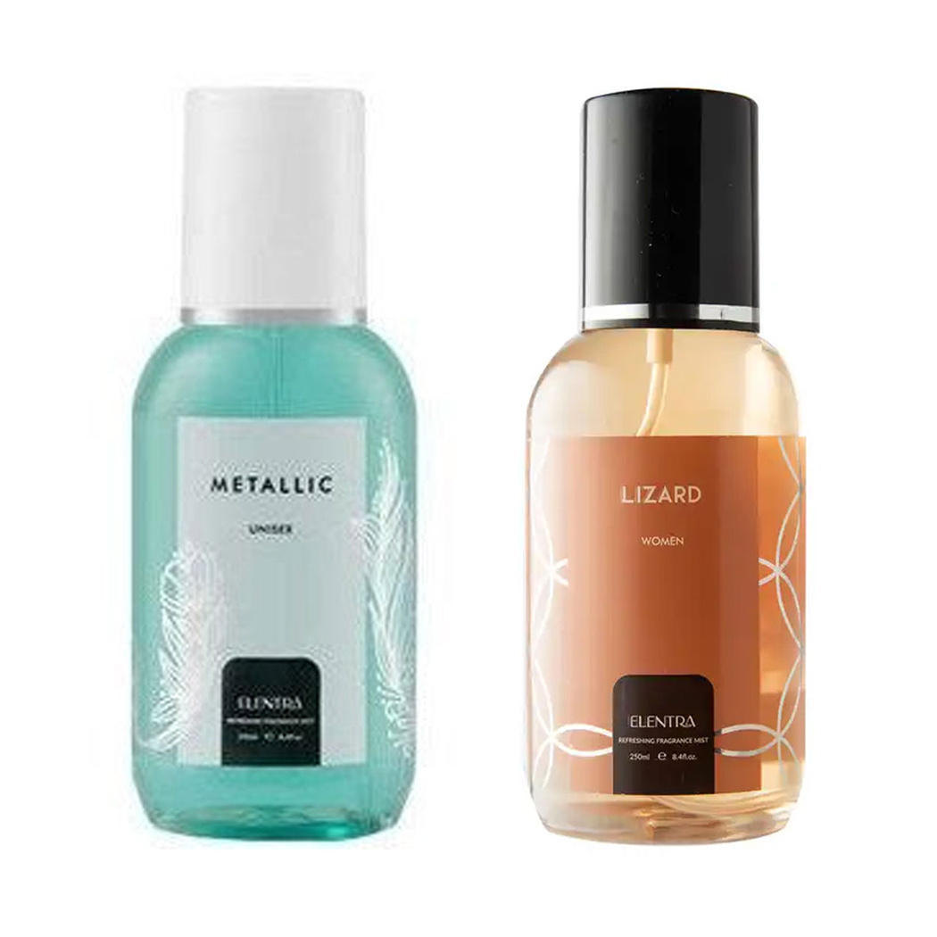 پک دو عددی بادی اسپلش مردانه مدل Metalic و بادی اسپلش زنانه مدل Lizard حجم 250 میلی لیتر