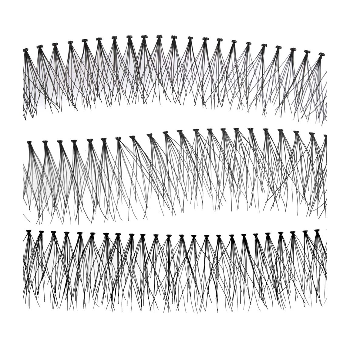 مژه ریسه ای التو سایز 10-14-16 بسته 3 عددی