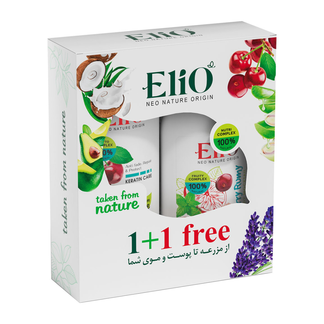 پک دو عددی شامپو مو رنگ شده و شامپو بدن کرمی گیلاس رایگان