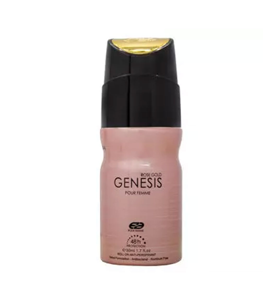 رول ضد تعریق زنانه مدل Genesis Rose Gold حجم 50 میلی لیتر