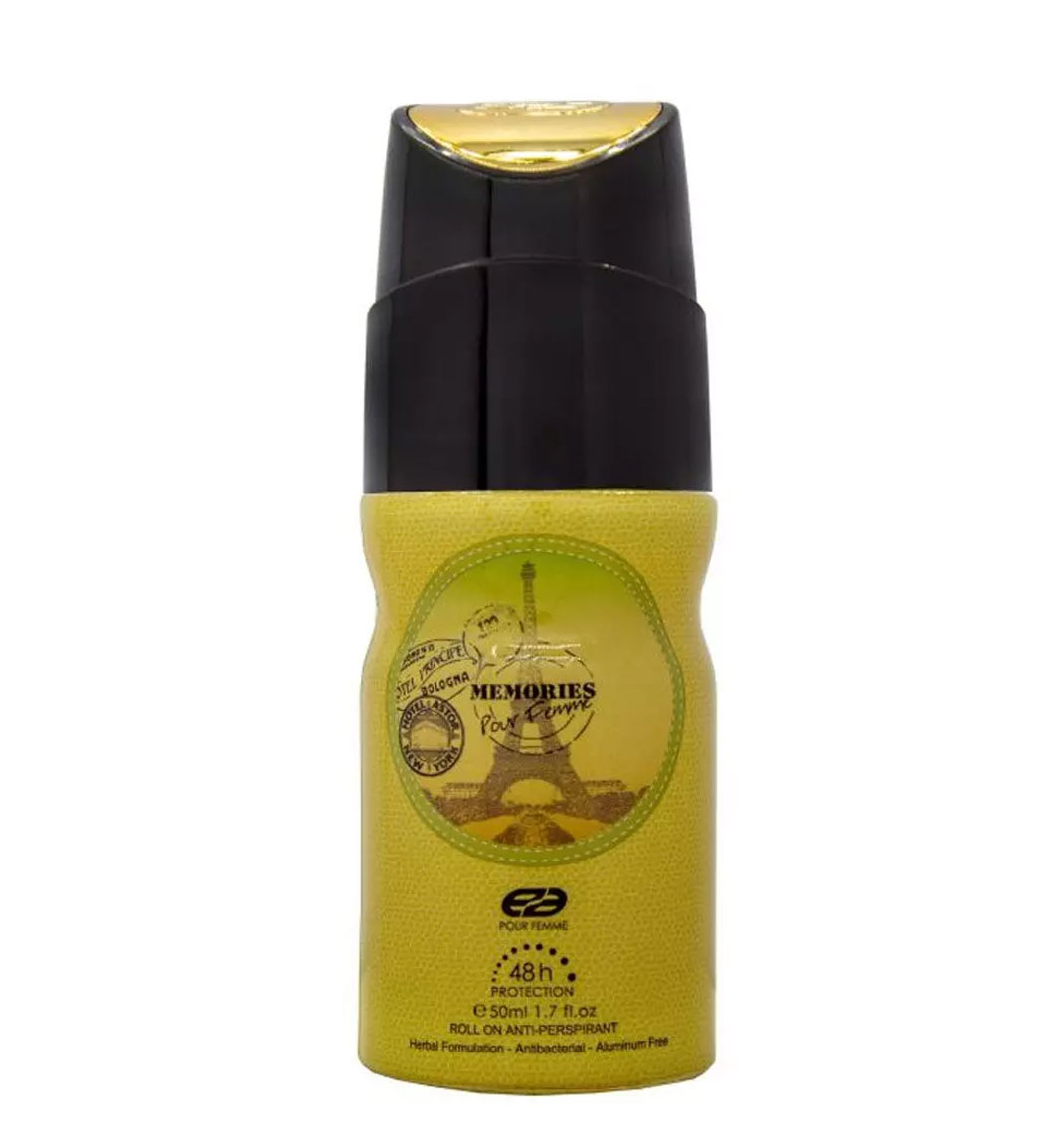 رول ضد تعریق زنانه مدل Memories حجم 50 میلی لیتر