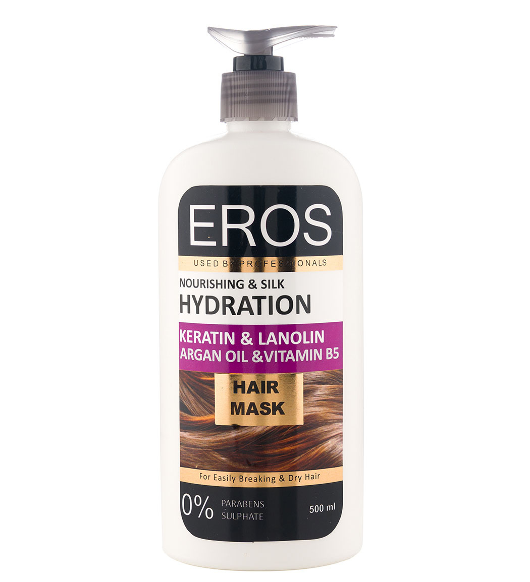 ماسک مو کراتین با خاصیت آبرسان فری سولفات حجم 500 میل