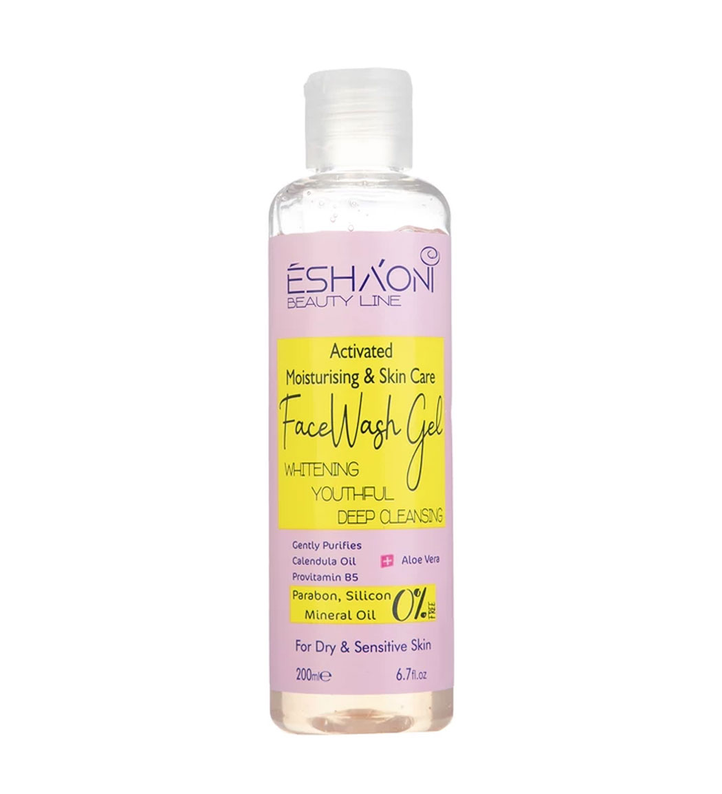 ژل شستشو صورت مدل Aloe Vera مناسب پوست خشک و حساس حجم 200 میلی لیتر