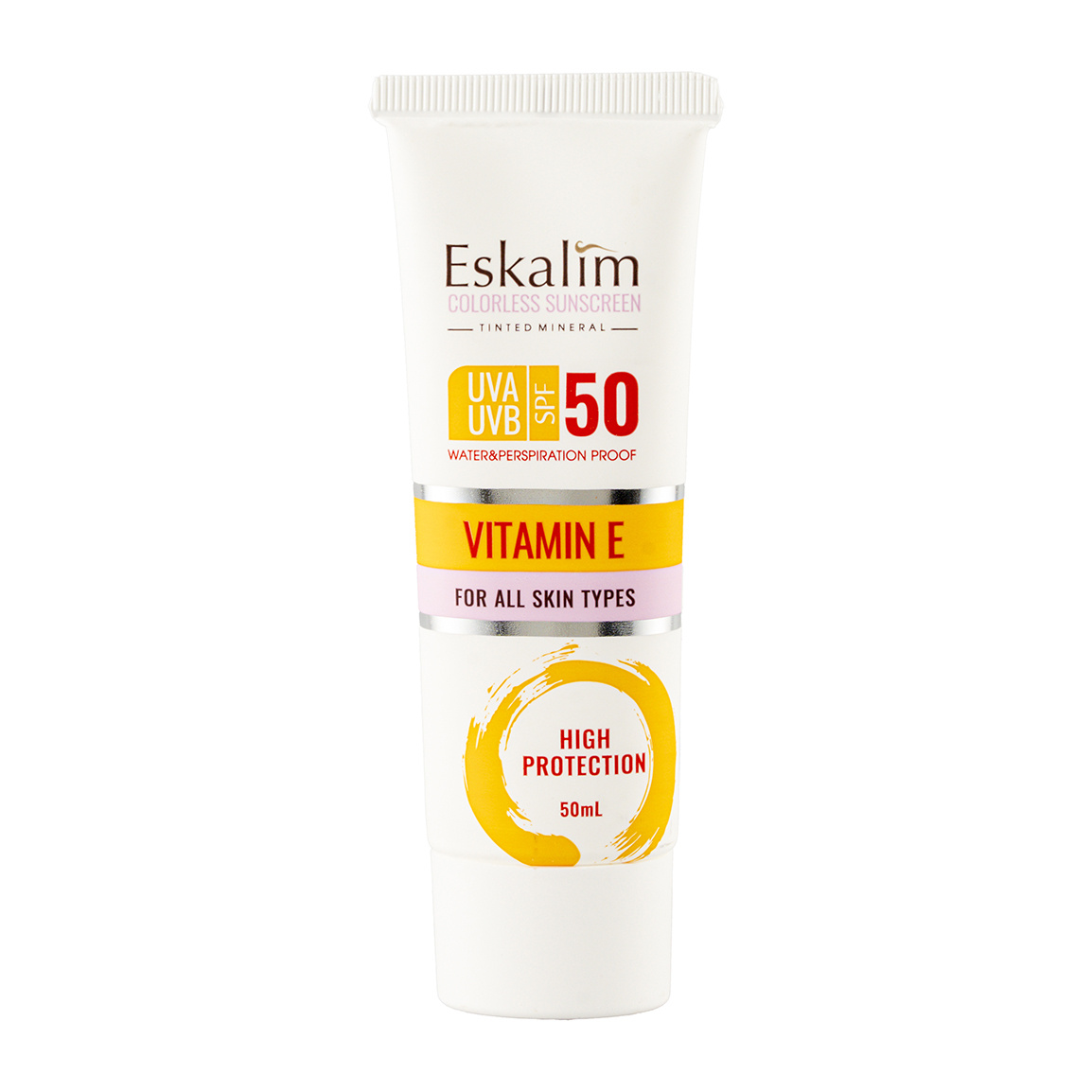 ضدآفتاب بی رنگ با SPF50 مدل روشن کننده پوست حجم 50 میلی لیتر