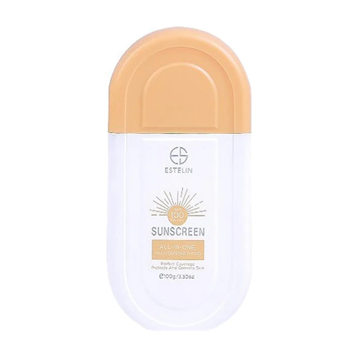 کرم ضد آفتاب رنگی دارای SPF 100  مناسب انواع پوست حجم 100 میلی لیتر