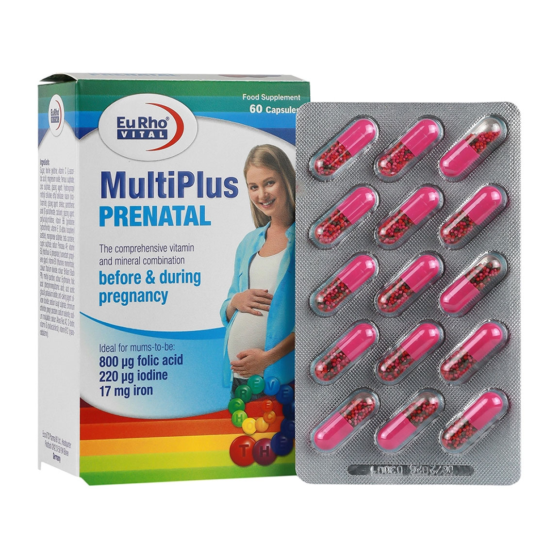 کپسول مولتی پلاس پریناتال 60 عددی