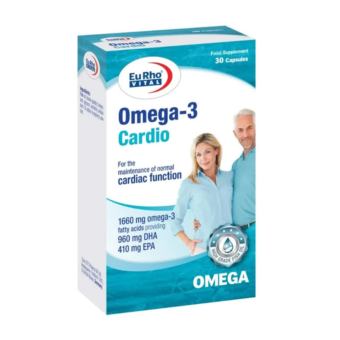 کپسول امگا 3 کاردیو بسته 30 عددی