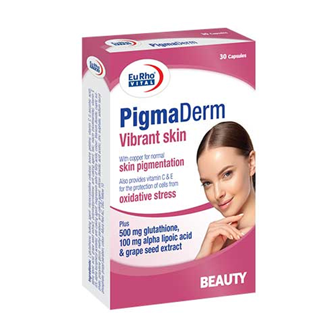 کپسول پیگمادرم حاوی گلوتاتیون بسته 30 عددی