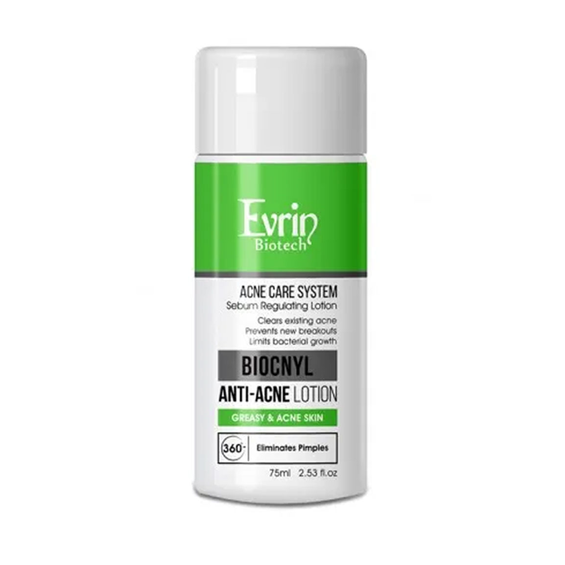 لوسیون ضد جوش مناسب پوست چرب حجم 75 میلی لیتر