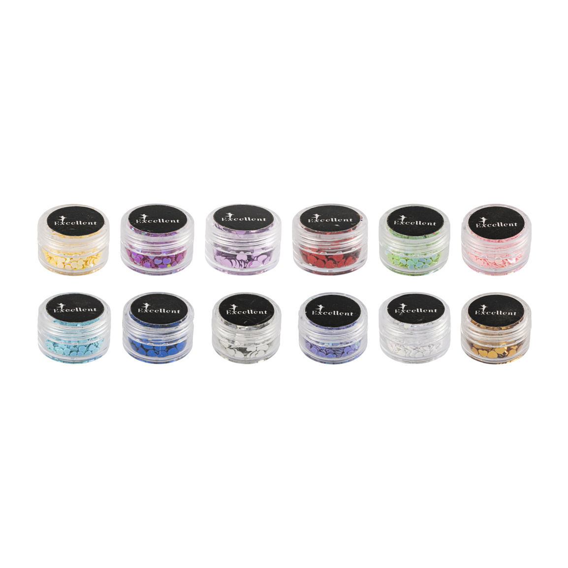 دیزاین ناخن مدل قلب  بسته 12 عددی