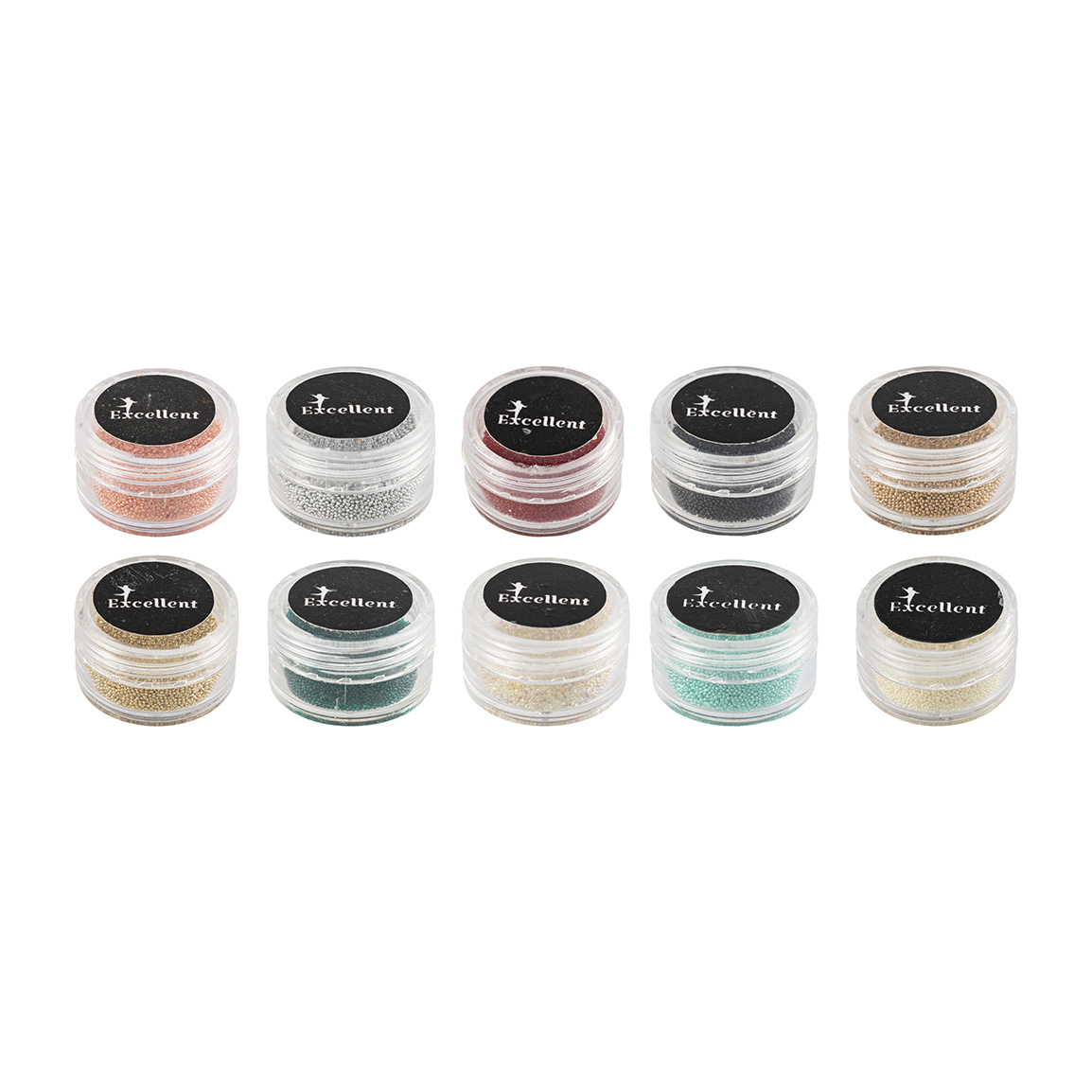 دیزاین ناخن مدل توپی کوچک بسته 12 عددی