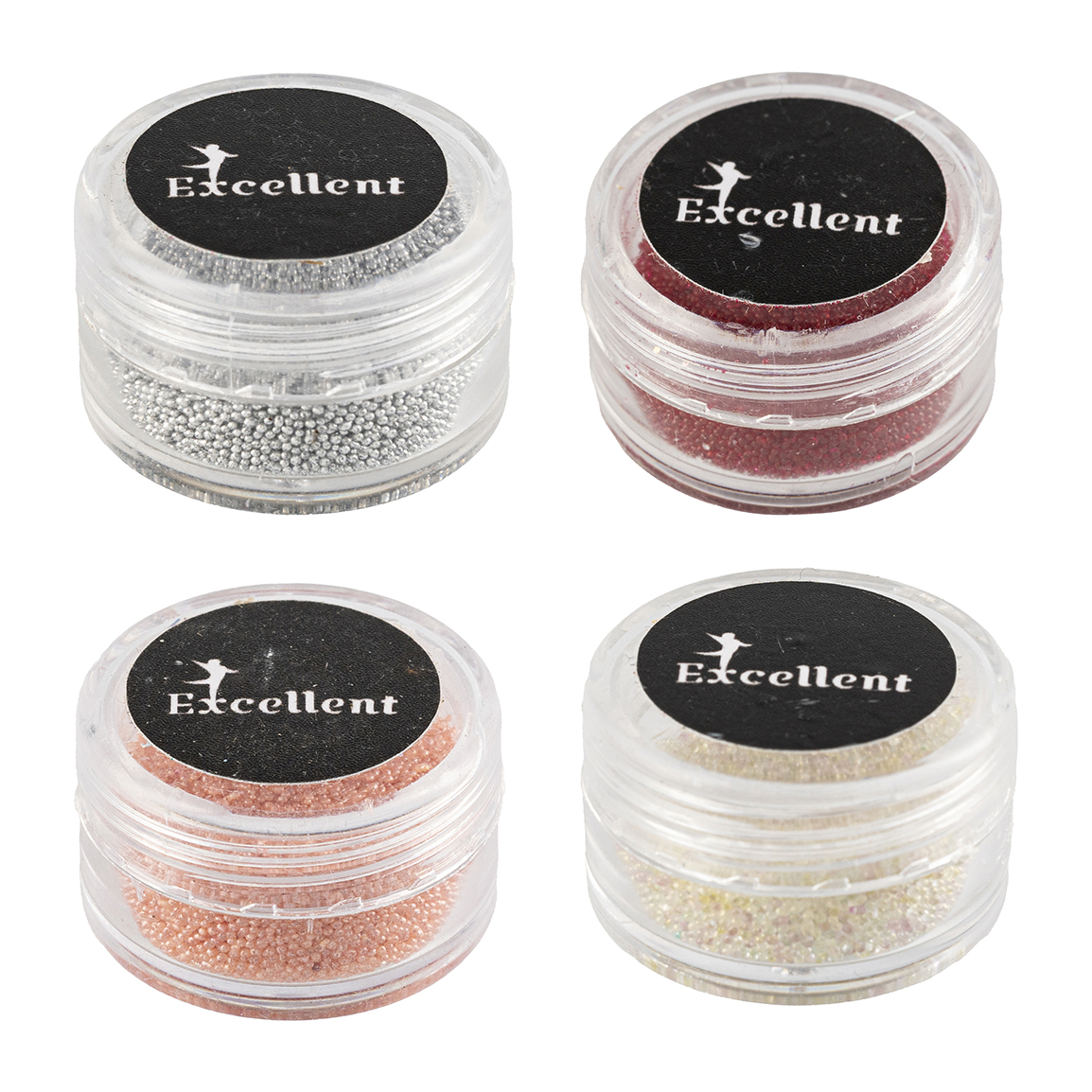 دیزاین ناخن مدل توپی کوچک بسته 4 عددی با ارسال رنگ رندوم