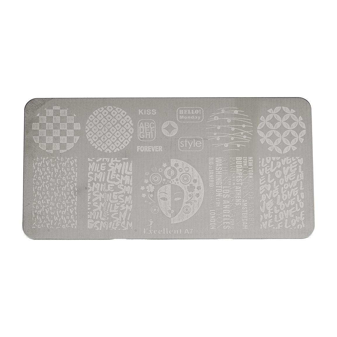 شابلون طراحی ناخن کد A12