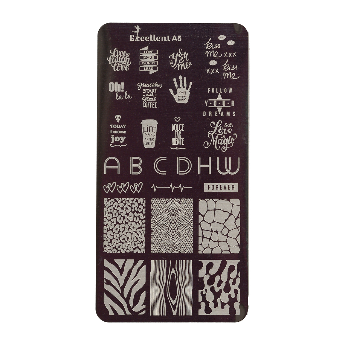 شابلون ناخن مدل A5