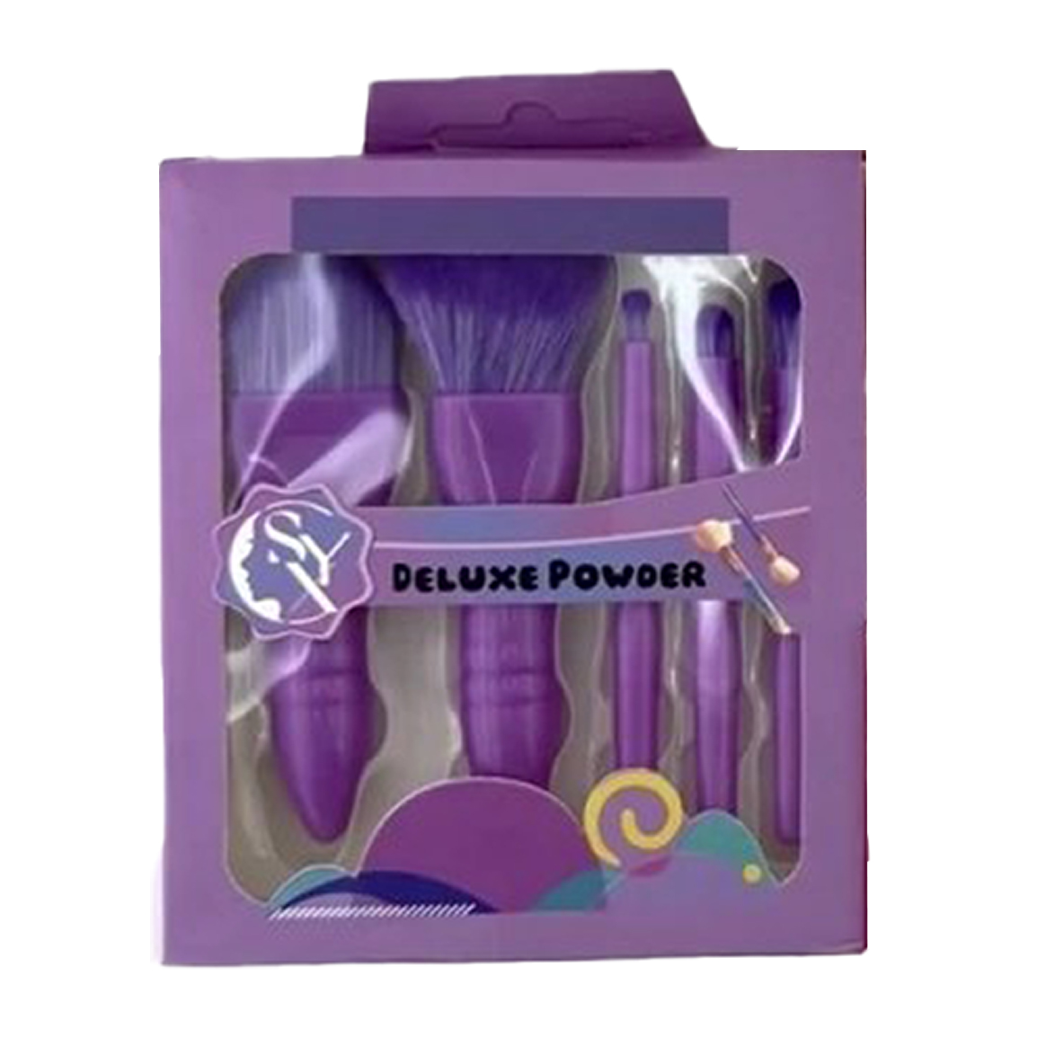 ست براش فانتزی بسته 5 عددی