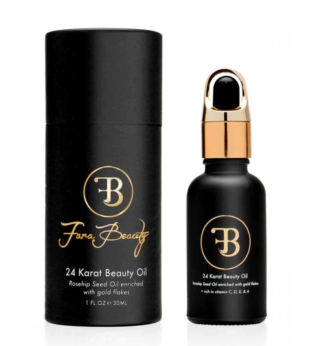 روغن زیبایی طلای 24 عیار