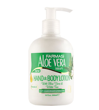 لوسیون دست و بدن حاوی آلوئه ورا