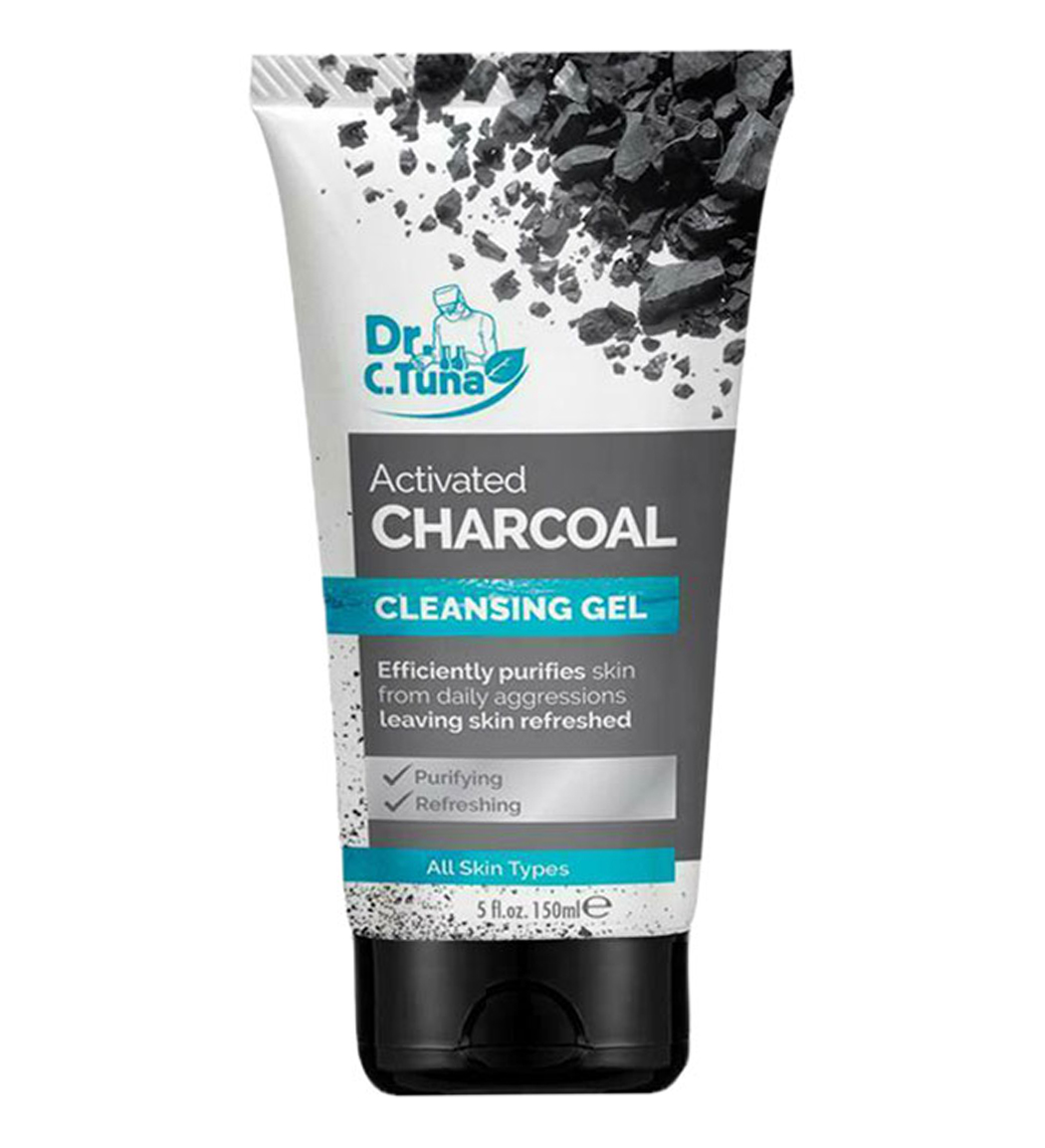 ژل شستشو صورت ذغال فعال مناسب برای انواع پوست حجم 150 میل