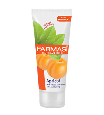 اسکراب صورت زرد آلو