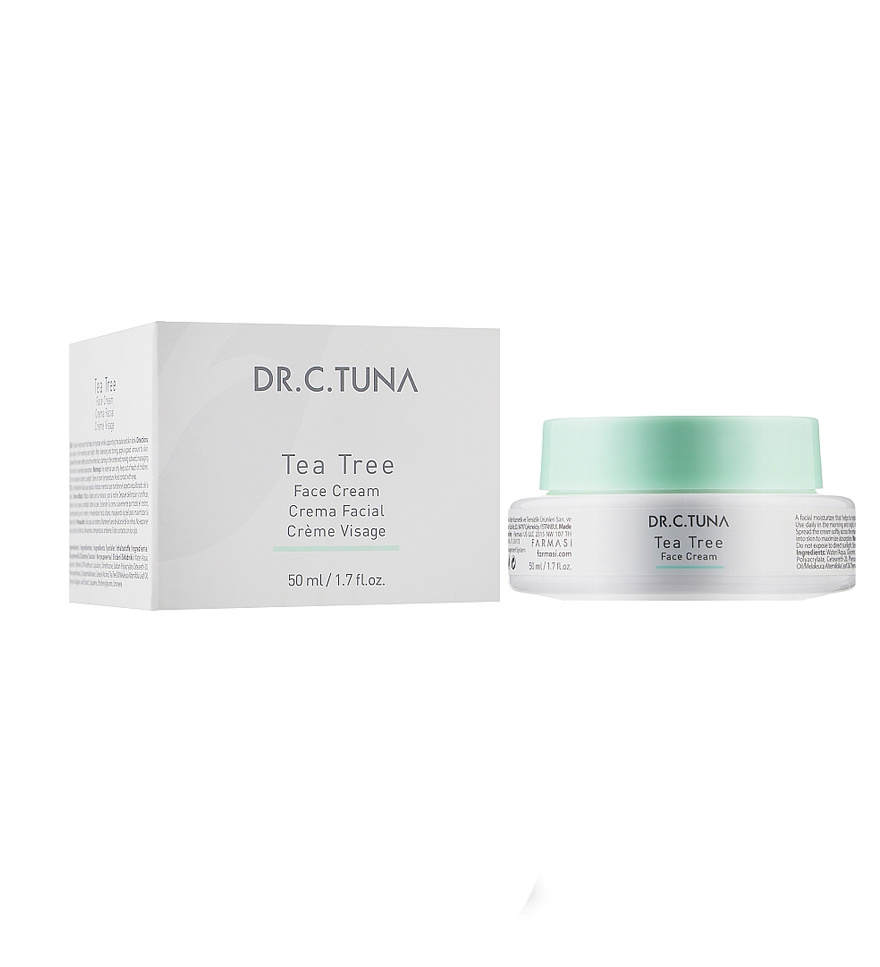 کرم تسکین دهنده و آبرسان  پوستهای چرب و مختلط حاوی عصاره درخت چای حجم 50 میل