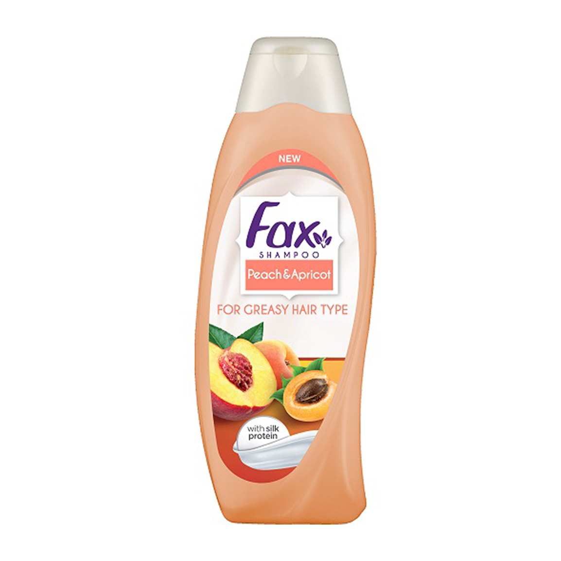 شامپو هلو و زرد آلو مناسب موی چرب حجم 750 میلی لیتر