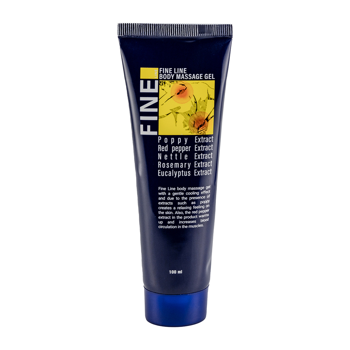 ژل ماساژ بدن با اثر خنک کنندگی ملایم حجم 100 میلی لیتر