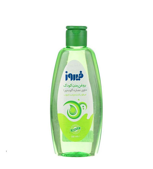 روغن بدن کودک حاوی عصاره آلوئه ورا 200میل