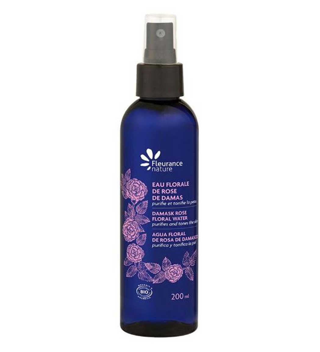 افشانه صورت طبیعی و ارگانیک حاوی عصاره گل رز دمشقی 200میل