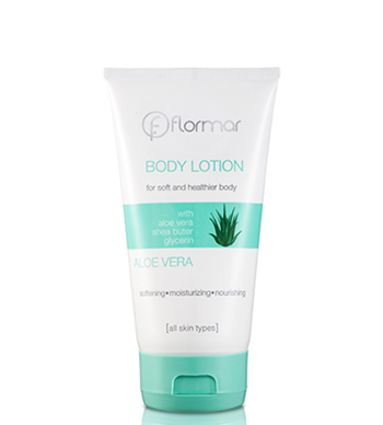 لوسیون بدن آلوئه ورا حاوی گلیسیرین و شی باتر