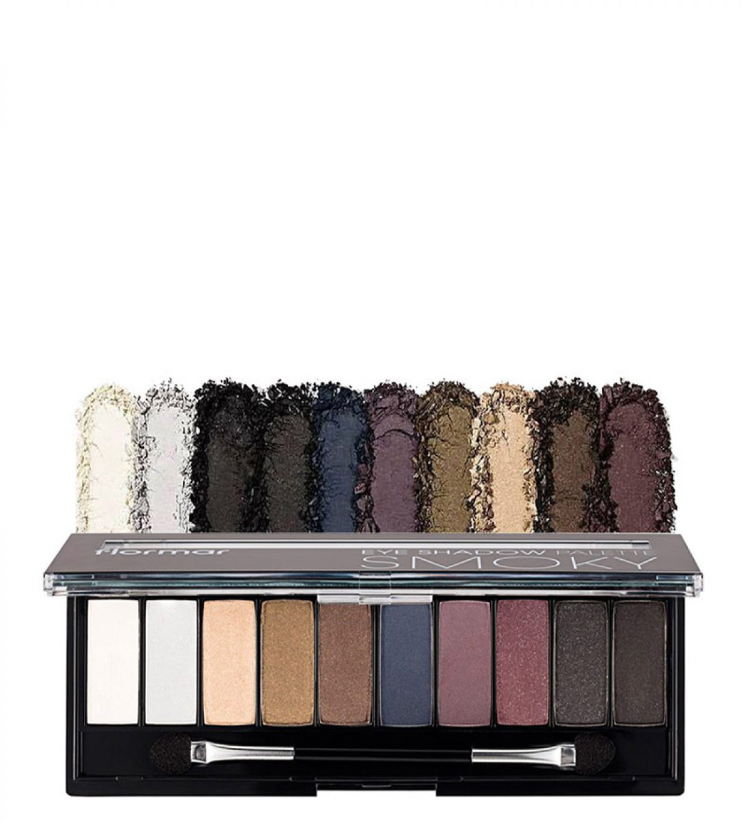 پالت سایه چشم فلورمار مدل Smoky شماره 02