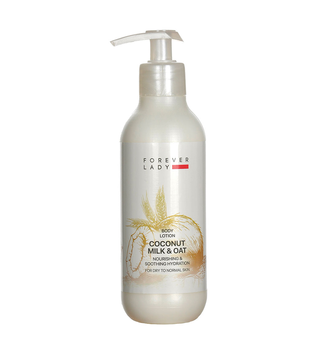 لوسیون بدن مدل شیر نارگیل و جو حجم 300میل
