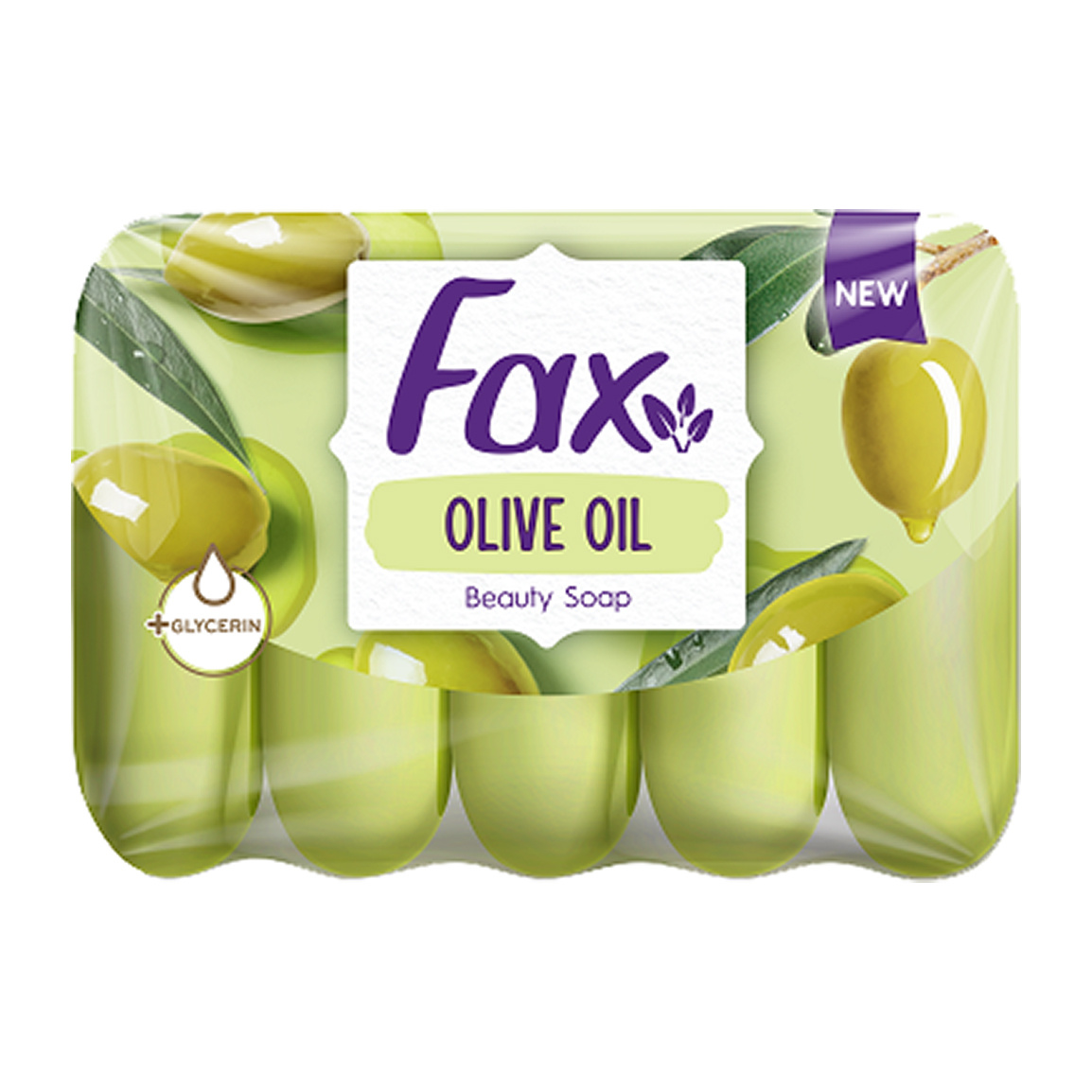 صابون زیبایی فاکس حاوی روغن زیتون بسته 5 عددی