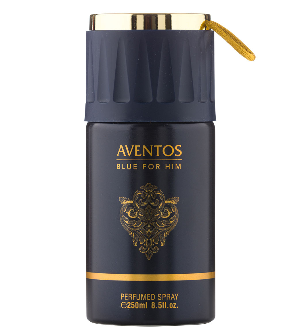 اسپری خوشبوکننده بدن مدل Aventos Blue For Him حجم 250میل